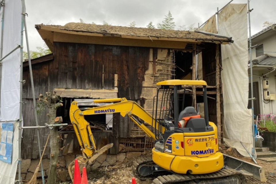 里庄町新庄 解体工事の画像
