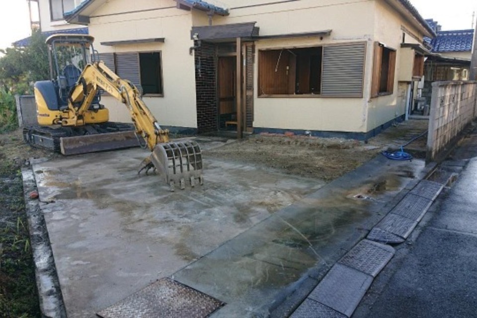 倉敷市西阿知 解体工事の画像